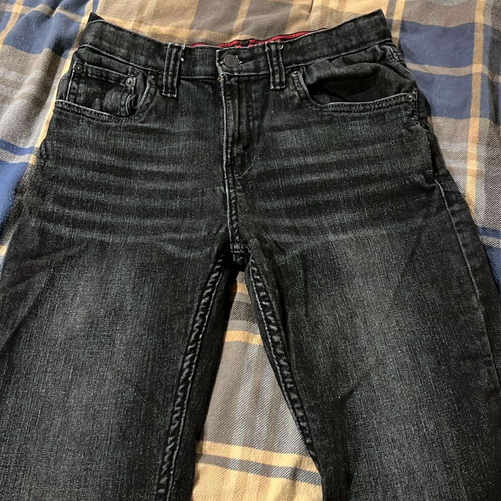 Levi Strauss & Co Boys black 514 jeans 16 reg 28W/30L